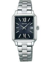 セイコー セレクション Sシリーズ SWFH139 レディース 腕時計 ソーラー電波 3針 角型 ブラックダイヤル メタルバンド