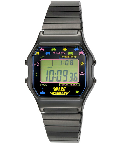 TIMEX タイメックス TIMEX 80 Space Invaders WATCH スペースインベーダー コラボ 限定モデル TW2V39900 メンズ 腕時計 デジタル ブラック