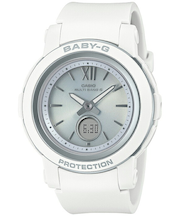 BABY-G BGA-2900シリーズ BGA-2900-7AJF レディース 腕時計 電波ソーラー アナデジ シンプル スリム ホワイト 国内正規品 カシオ