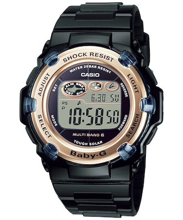 BABY-G BGR-3003U-1JF レディース 腕時計 電波ソーラー デジタル 樹脂バンド ブラック 国内正規品 カシオ