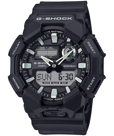 G-SHOCK GA-010シリーズ 10年バッテリー GA-010-1AJF メンズ 腕時計 電池式 アナデジ ラウンド ブラック 国内正規品 カシオ