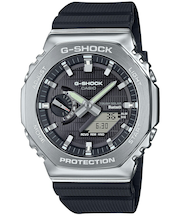 G-SHOCK メタルカバード 2100 GBM-2100-1AJF メンズ 腕時計 ソーラー Bluetooth オクタゴン アナデジ 樹脂バンド ブラック 国内正規品 カシオ 八角形