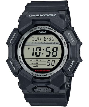 G-SHOCK GD-010シリーズ 10年バッテリー GD-010-1JF メンズ 腕時計 電池式 デジタル ラウンド ブラック 国内正規品 カシオ