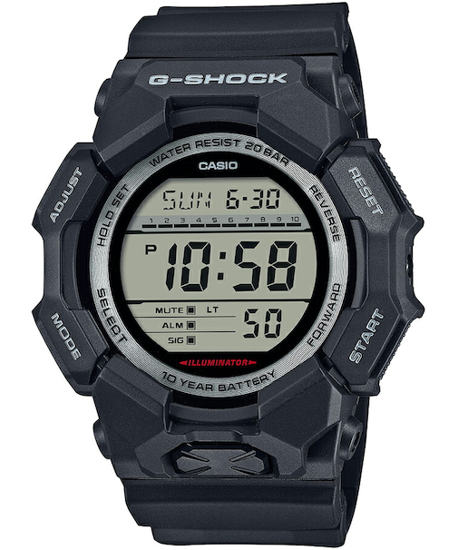 G-SHOCK GD-010シリーズ 10年バッテリー GD-010-1JF メンズ 腕時計 電池式 デジタル ラウンド ブラック 国内正規品 カシオ
