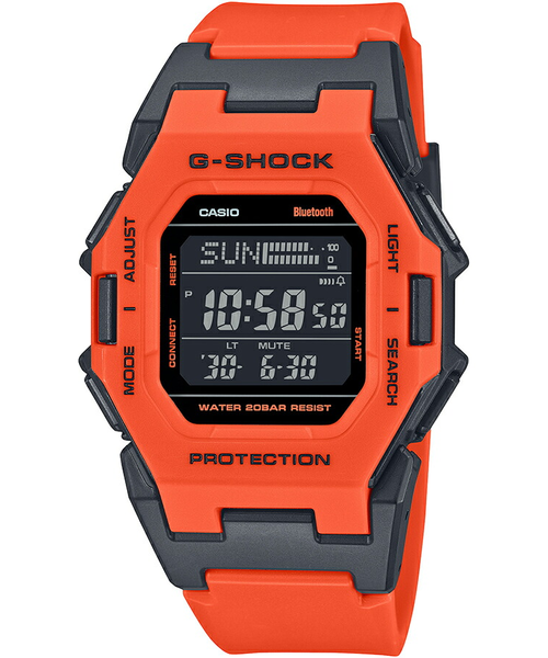G-SHOCK オレンジ デジタル腕時計