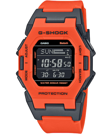 G-SHOCK GD-B500シリーズ オレンジ GD-B500FL-4JF メンズ レディース 腕時計 電池式 Bluetooth デジタル 樹脂バンド 反転液晶 国内正規品 カシオ