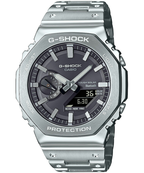 G-SHOCK FULL METAL フルメタル オクタゴン GM-B2100SD-1AJF メンズ 腕時計 ソーラー Bluetooth ブラックダイヤル 国内正規品 カシオ 日本製