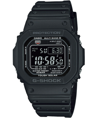 G-SHOCK GW-M5610U-1BJF メンズ 腕時計 電波ソーラー デジタル 樹脂バンド ブラック 反転液晶 国内正規品 カシオ