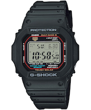 G-SHOCK 5600シリーズ GW-M5610U-1JF メンズ 腕時計 電波ソーラー デジタル 樹脂バンド ブラック 国内正規品 カシオ