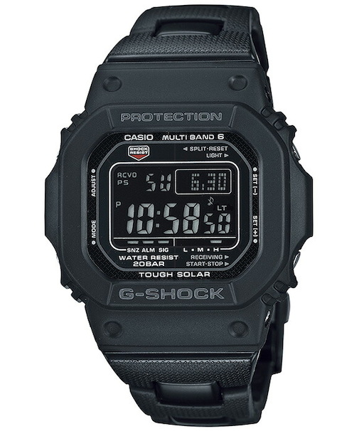 G-SHOCK GW-M5610UBC-1JF メンズ 腕時計 電波ソーラー デジタル コンポジットバンド スクエア ブラック 反転液晶 国内正規品 カシオ