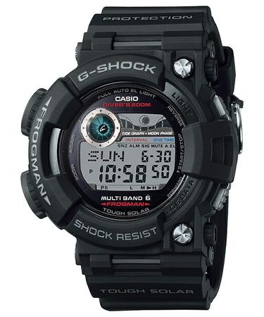 G-SHOCK FROGMAN フロッグマン GWF-1000-1JF メンズ 腕時計 デジタル ブラック 200m潜水用防水 日本製 国内正規品 カシオ Master of G