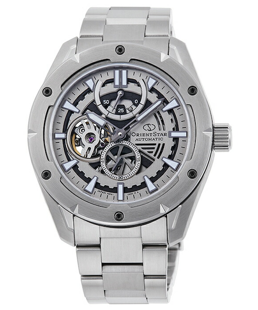 オリエントスター スポーツ アバンギャルドスケルトン RK-AV0A02S メンズ 腕時計 機械式 自動巻き メタル シルバー