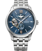 オリエントスター レイヤードスケルトン RK-AV0B08L メンズ 腕時計 機械式 メタルバンド ヘリンボーン