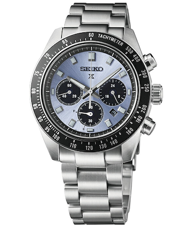 セイコー プロスペックス SPEEDTIMER スピードタイマー ソーラークロノグラフ SBDL109 メンズ 腕時計 日本製 クリスタルブルー