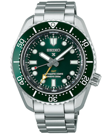 セイコー プロスペックス 1968 メカニカルダイバーズ 現代デザイン GMT SBEJ009 メンズ 腕時計 機械式 ダイバーズ グリーン【コアショップ専売モデル】