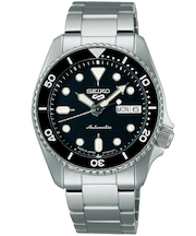 セイコー5 スポーツ SKX スポーツ スタイル ミッドサイズモデル SBSA225 メンズ 腕時計 メカニカル 自動巻き ブラックダイヤル メタルバンド 日本製