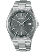 セイコー セレクション Sシリーズ プレミアム SBTM347 メンズ 腕時計 ソーラー電波 3針 ステンレス グレー 日本製