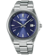 セイコー セレクション Sシリーズ プレミアム SBTM349 メンズ 腕時計 ソーラー電波 3針 ステンレス ブルー 日本製