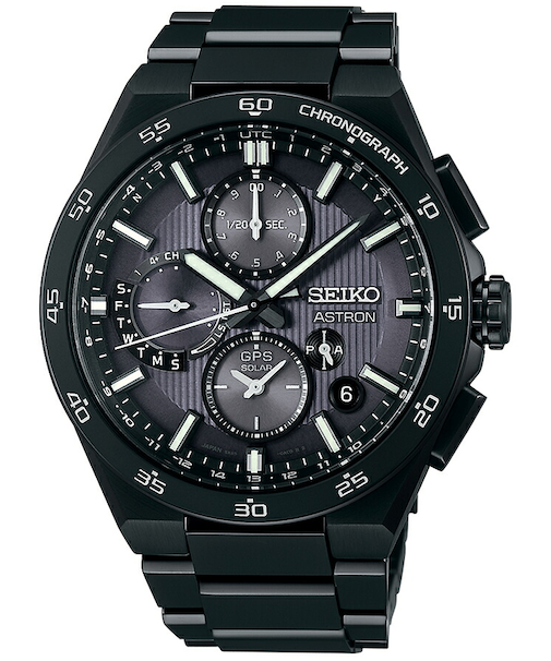 セイコー アストロン ネクスター デュアルタイムクロノグラフ SBXC155 メンズ 腕時計 ソーラー GPS衛星電波 ブラック チタン【コアショップ専売モデル】