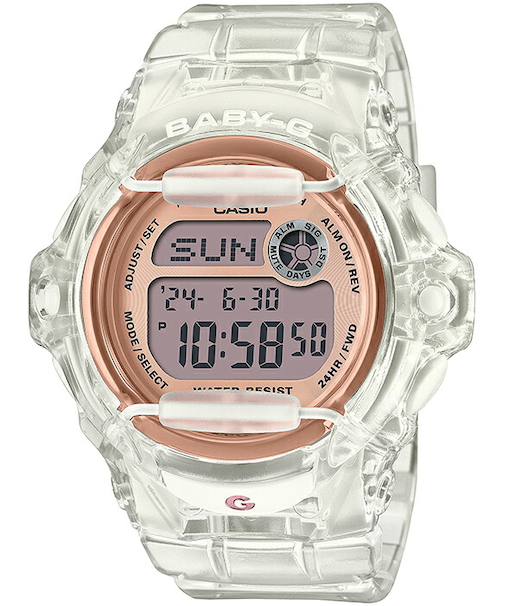 BABY-G フロントプロテクター搭載モデル BG-169UG-7BJF レディース 腕時計 電池式 デジタル スケルトン 国内正規品 カシオ