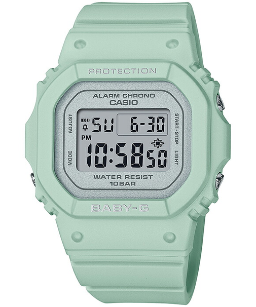 BABY-G スプリング フラワーカラー セージ BGD-565SC-3JF レディース 腕時計 電池式 デジタル 小型 スクエア 国内正規品 カシオ