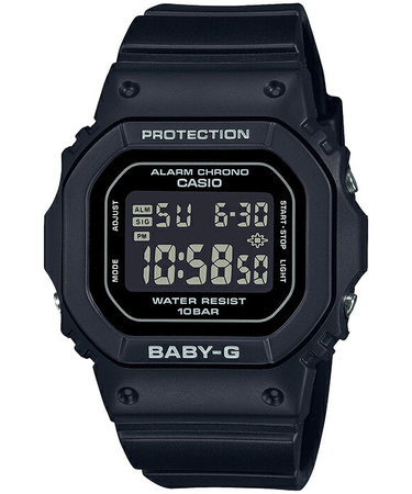BABY-G BGD-565シリーズ 小型 スリム スクエア BGD-565U-1JF レディース 腕時計 電池式 デジタル ブラック 反転液晶 国内正規品 カシオ