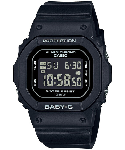 BABY-G BGD-565シリーズ 小型 スリム スクエア BGD-565U-1JF レディース 腕時計 電池式 デジタル ブラック 反転液晶 国内正規品 カシオ