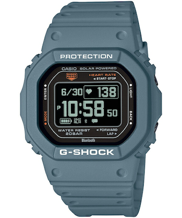G-SHOCK G-SQUAD 心拍計測 血中酸素レベル計測 DW-H5600-2JR メンズ 腕時計 ソーラー Bluetooth 反転液晶 国内正規品 カシオ