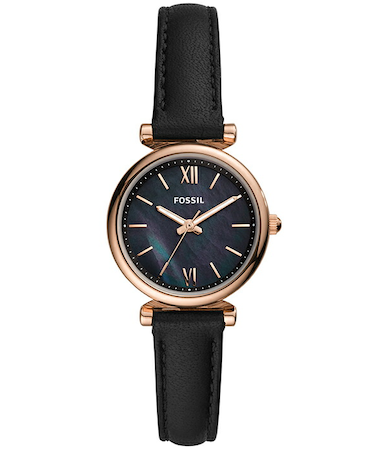 FOSSIL フォッシル CARLIE MINI カーリー ミニ ES4700 レディース 腕時計 クオーツ 電池式 アナログ 革ベルト 国内正規品