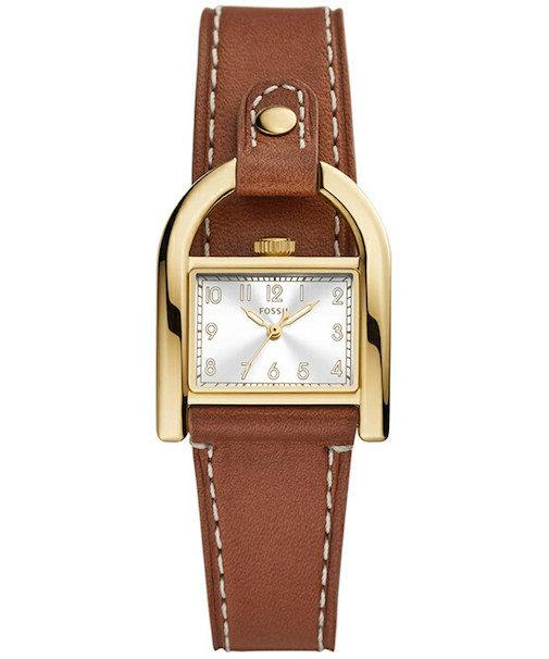 FOSSIL フォッシル HARWELL ハーウェル 乗馬インスピレーションデザイン ES5264 レディース 腕時計 クオーツ 電池式 アナログ 革ベルト ブラウン 国内正規品