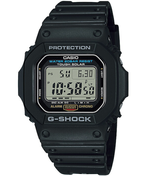 G-SHOCK 5600シリーズ G-5600UE-1JF メンズ 腕時計 ソーラー デジタル 樹脂バンド ブラック 国内正規品 カシオ