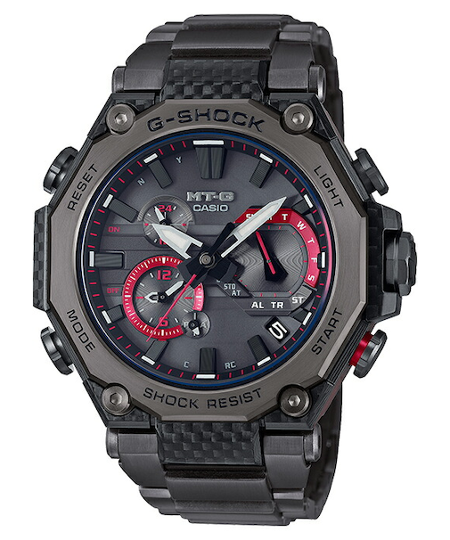 G-SHOCK MT-G カーボン 軽量化モデル MTG-B2000YBD-1AJF メンズ 腕時計 電波ソーラー Bluetooth アナログ ブラック 日本製 国内正規品 カシオ
