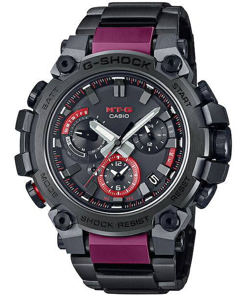 G-SHOCK MT-G MTG-B3000シリーズ MTG-B3000BD-1AJF メンズ 腕時計 電波ソーラー Bluetooth アナログ レッド ブラック 日本製 国内正規品 カシオ