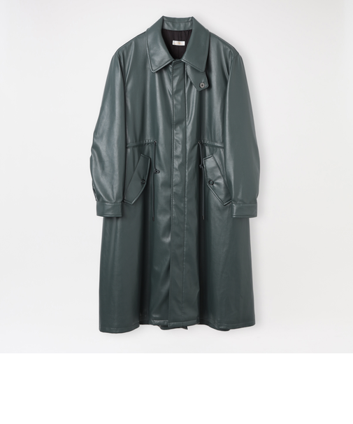 【Education from Youngmachines】シンセティックレザー コート