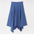 ダブルサテンアシンメトリースカート