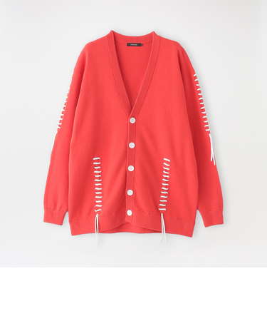 ポイントスレッド カーディガン