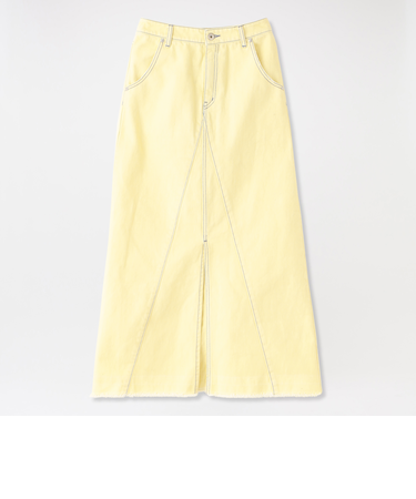 デニムカッティングスカート