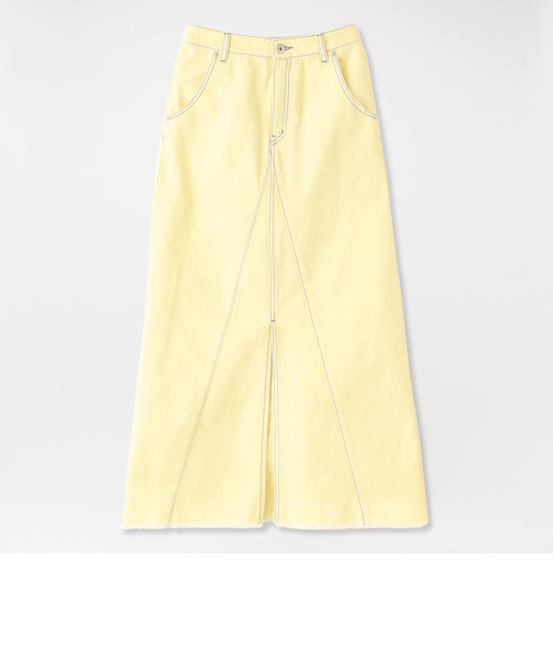 デニムカッティングスカート