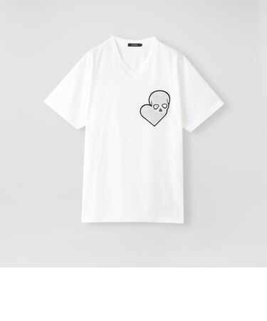 ラブスカルサガラワッペン VネックTシャツ