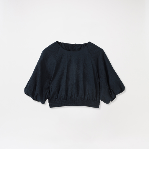 オープンバッククロップトブラウス