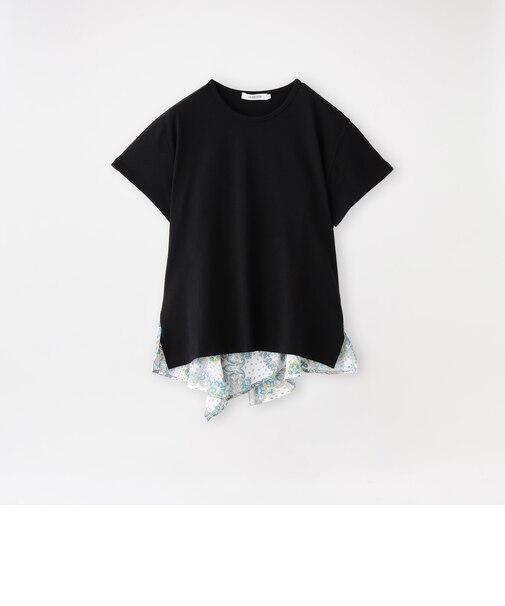 サテンジャカードフレアT