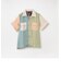 【Needles】S/S Classic Shirt Poly Sateen Multi Color MR257