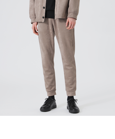 【Safari12月号掲載】スエードライク ジョガーパンツ