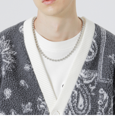 【UNISEX】ﾎﾞｰﾙﾁｪｰﾝ3WAYﾈｯｸﾚｽ