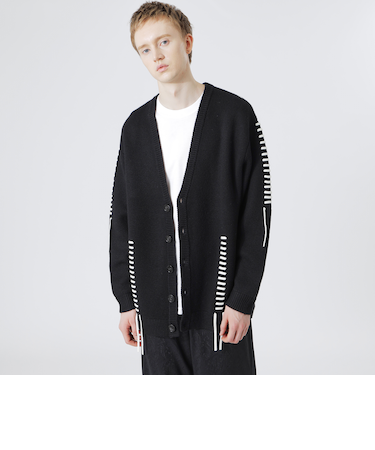 【UNISEX】ポイントスレッドカーディガン