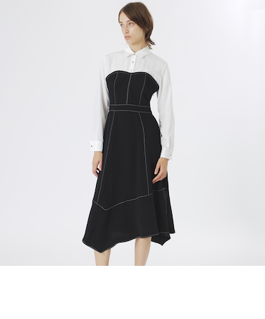 【ドラマ着用商品】ビスチェコンビドレス