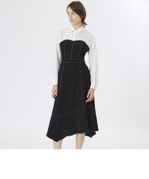 【ドラマ着用商品】ビスチェコンビドレス