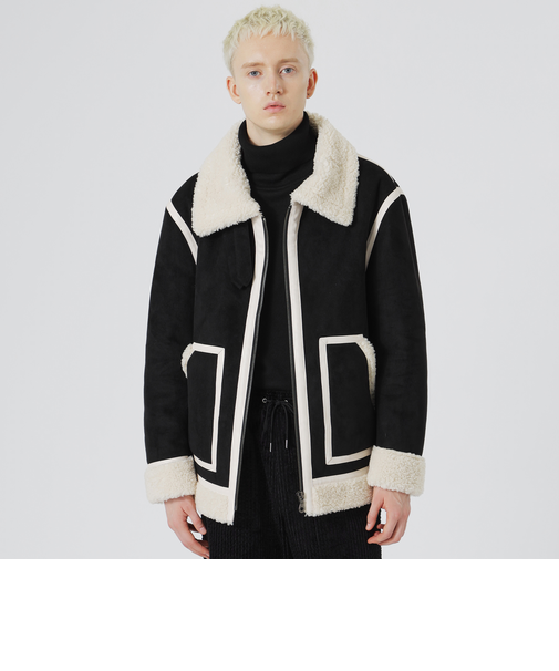 【Safari12月号掲載】スエードライク ボマージャケット