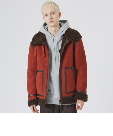 【Safari12月号掲載】スエードライク ボマージャケット