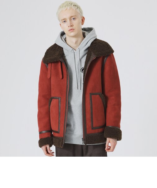 【Safari12月号掲載】スエードライク ボマージャケット